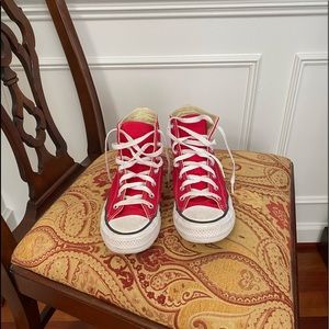 Red Converse High Tops
